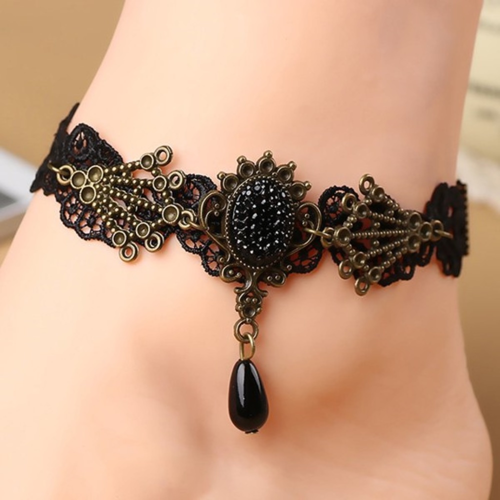 TEARDROP ANKLET